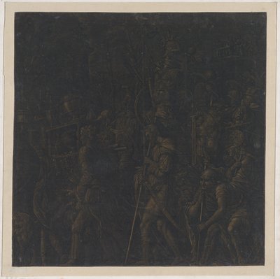 Blatt 8 aus Die Triumphe Caesars, nach Mantegna, 1599 von Bernardo Malpizzi