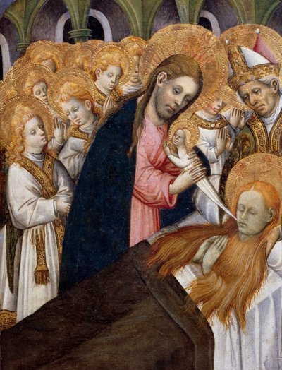 Tod der Maria Magdalena (Detail) von Bernardo Martorell