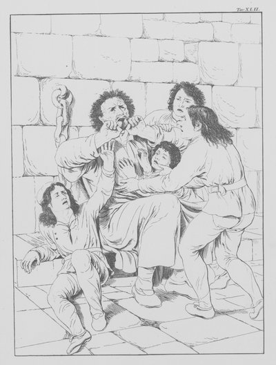 Dantes Göttliche Komödie, Inferno (Hölle), Platte XLII von Bernhard Schuler
