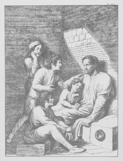 Dantes Göttliche Komödie, Inferno (Hölle), Tafel XLI von Bernhard Schuler