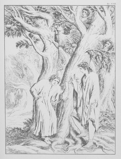 Dantes Göttliche Komödie, Inferno (Hölle), Platte XXII von Bernhard Schuler