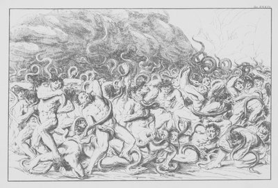 Dantes Göttliche Komödie, Inferno (Hölle), Platte XXXVI von Bernhard Schuler