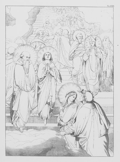 Dantes Göttliche Komödie, Paradiso (Himmel), Platte XXII von Bernhard Schuler
