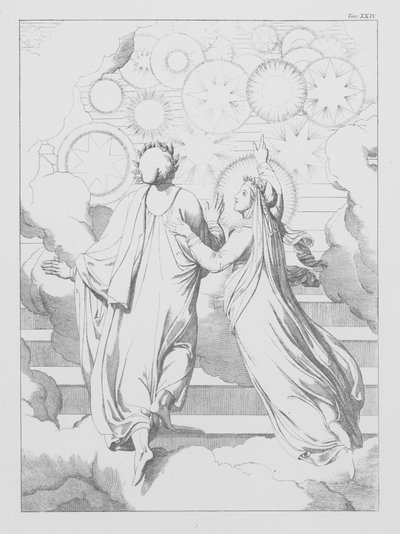 Dantes Göttliche Komödie, Paradiso (Himmel), Platte XXIV von Bernhard Schuler