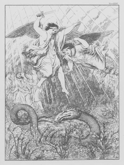 Dantes Göttliche Komödie, Purgatorio (Fegefeuer), Platte XIV von Bernhard Schuler