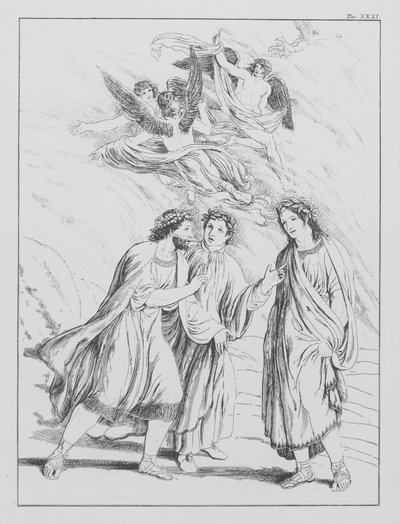 Dantes Göttliche Komödie, Purgatorio (Fegefeuer), Platte XXXI von Bernhard Schuler