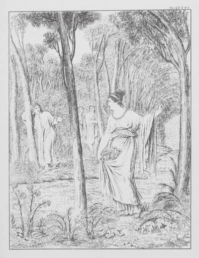 Dantes Göttliche Komödie, Purgatorio (Fegefeuer), Platte XXXVI von Bernhard Schuler