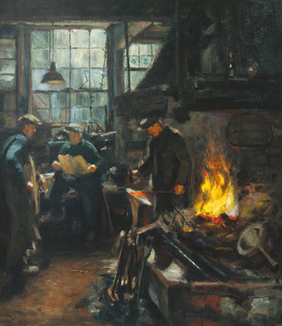 Die Schmiede von Bernt Wilhelm Tunold
