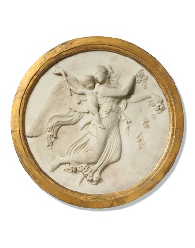 Basrelief-Rundel von 