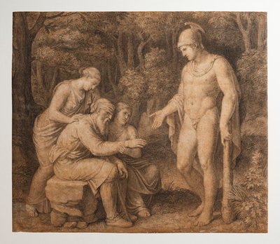 Ödipus in Kolonos von Bertel Thorvaldsen