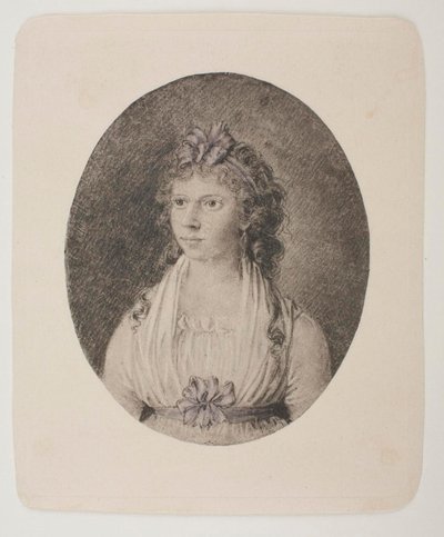 Porträt von Maren Schou West, geborene Grønlund von Bertel Thorvaldsen