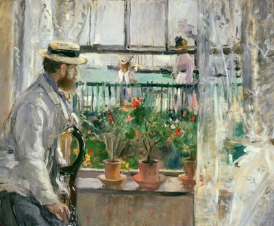 Eugene Manet auf der Isle of Wight von Berthe Morisot