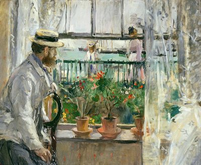 Eugène Manet auf der Isle of Wight, 1875 von Berthe Morisot