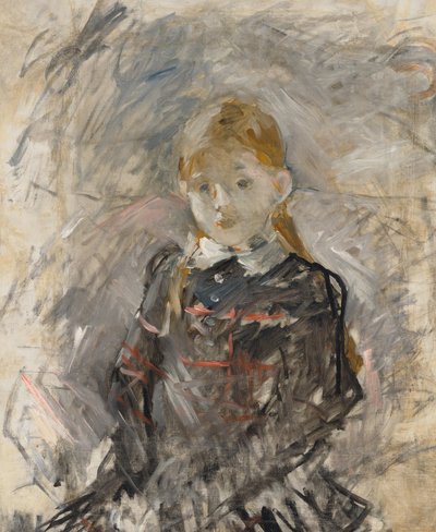 Kleines Mädchen mit blondem Haar von Berthe Morisot