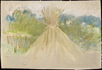 Der kleine Heuhaufen, 1882 von Berthe Morisot