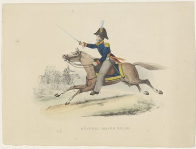 Belgischer Generalmajor, 1830 von Bertrand
