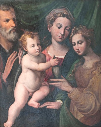 Jungfrau und Kind mit St. Josef und St. Maria Magdalena von Biagio Pupini