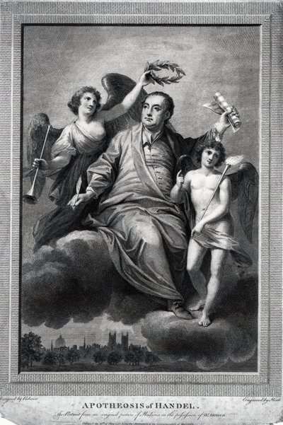 Apotheose von Händel, 1787 von Biagio Rebecca