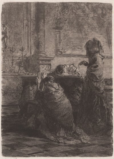 I Fratelli sono al campo Die Männer sind auf dem Feld, 1870 von Bianchi Mose