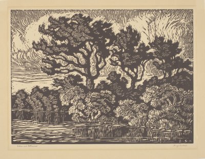 Weide und Pappel, um 1931 von Birger Sandzen