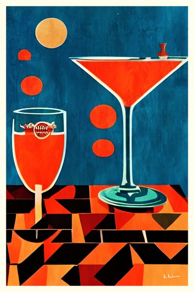 Retro Cocktailtisch von Bo Anderson