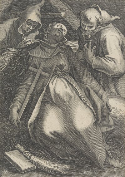 Sancta Euphrolyna, aus der Serie Weibliche Einsiedler von Boetius Adams Bolswert