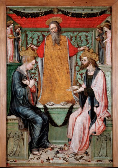 Die Krönung der Jungfrau und Christus von Bonifacio Bembo