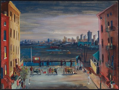 Brooklyn Heights, ca. 1935 von Boris Dmitrievich Grigoriev