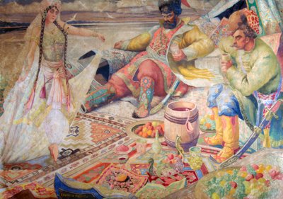 Stepan Rasins von Boris Mikhailovich Kustodiev