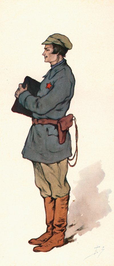 Ein sowjetischer Kommissar von Boris Vasilievich Zvorykin