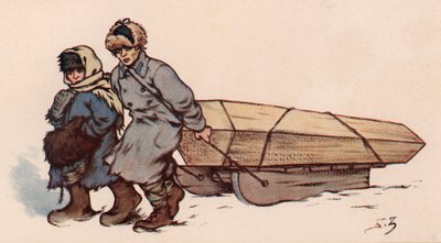 Eine Beerdigung im Sowjetrussland von Boris Vasilievich Zvorykin