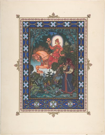 Illustration zum Märchen Vasilisa die Schöne, ca. 1925 von Boris Vasilievich Zvorykin
