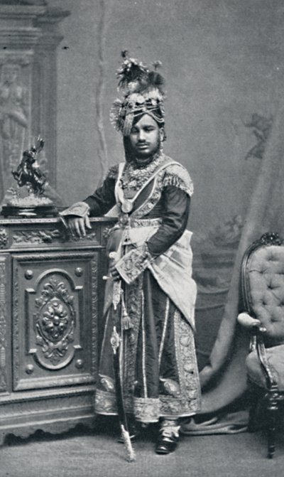 Raja von Rutlam, Zentralindien, 1902 von Bourne and Shepherd