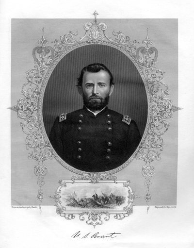 Ulysses S. Grant, amerikanischer General und 18. Präsident der Vereinigten Staaten, 1862-1867 von Brady