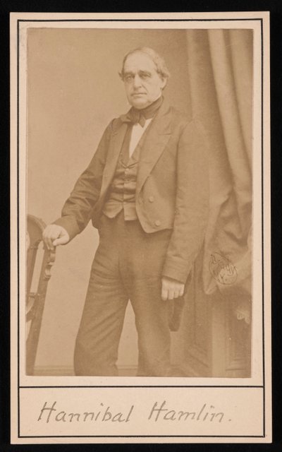 Porträt von Hannibal Hamlin 1809-1891, 1857 von Brady