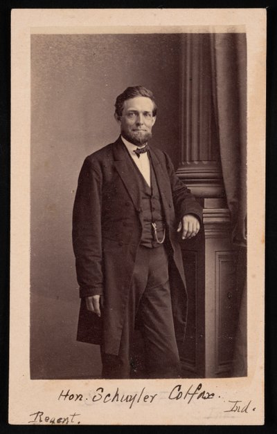 Porträt von Schuyler Colfax 1823-1885, vor 1885 von Brady