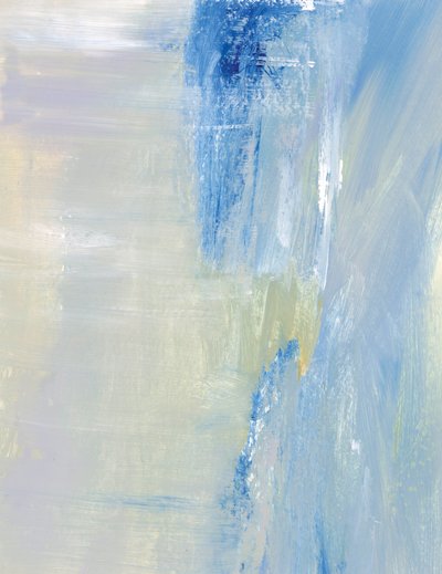 Weiche blaue abstrakte Striche von Breanna Megan Studio