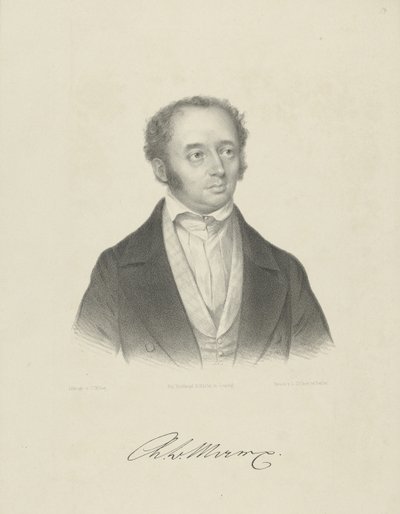 Porträt von Adolph Bernhard Marx 1795-1866, um 1830-1840 von Breitkopf and Härtel