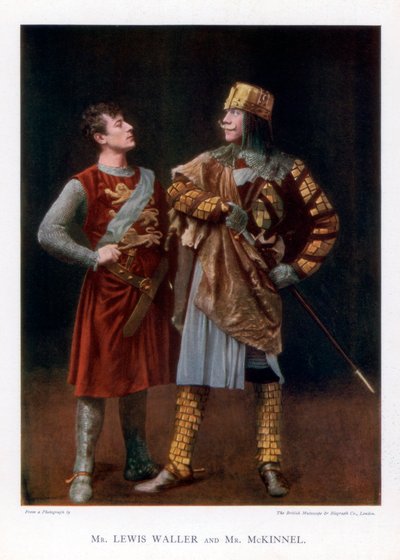 Lewis Waller und Mr. McKinnel, englische Schauspieler, 1901 von British Mutoscope