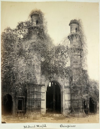 Mahmud Masjid (Nagina Masjid), Champaner, ca. 1875 von British Photographer