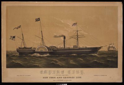 Empire City... New York und Chagres Linie von British School