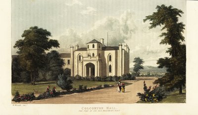 Enmore Castle, Somerset, der Sitz des 3. Earl of Egmont von British School