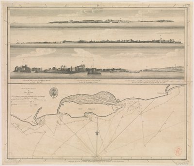 Plan der Insel Diu von John McCluer 1788 von British School
