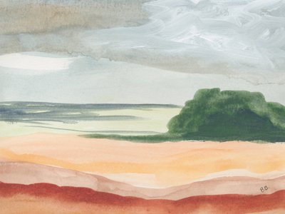 Abstrakte Wüstenlandschaft von Bronwyn Baker
