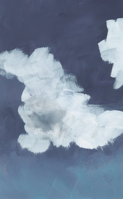 Träumende Blaue Wolken von Bronwyn Baker
