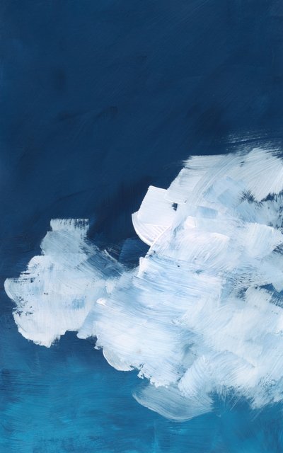 Träumende Blaue Wolken von Bronwyn Baker