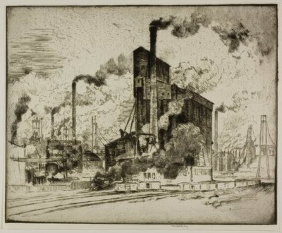 Der Große Aufzug von Bror Julius Olsson Nordfeldt