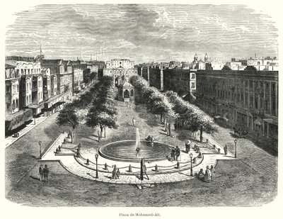 Mohammed-Ali-Platz, Alexandria, Ägypten von Bruno Heinrich Strassberger