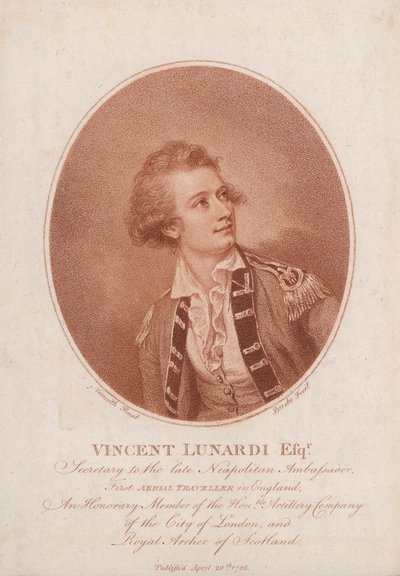 Vincenzo Lunardi, italienischer Ballonpionier von Burke Nesmith