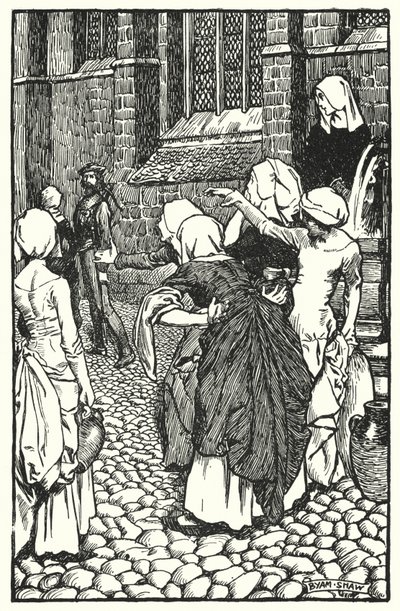 Illustration für The Cloister and The Hearth von Charles Reade von Byam (after) Shaw